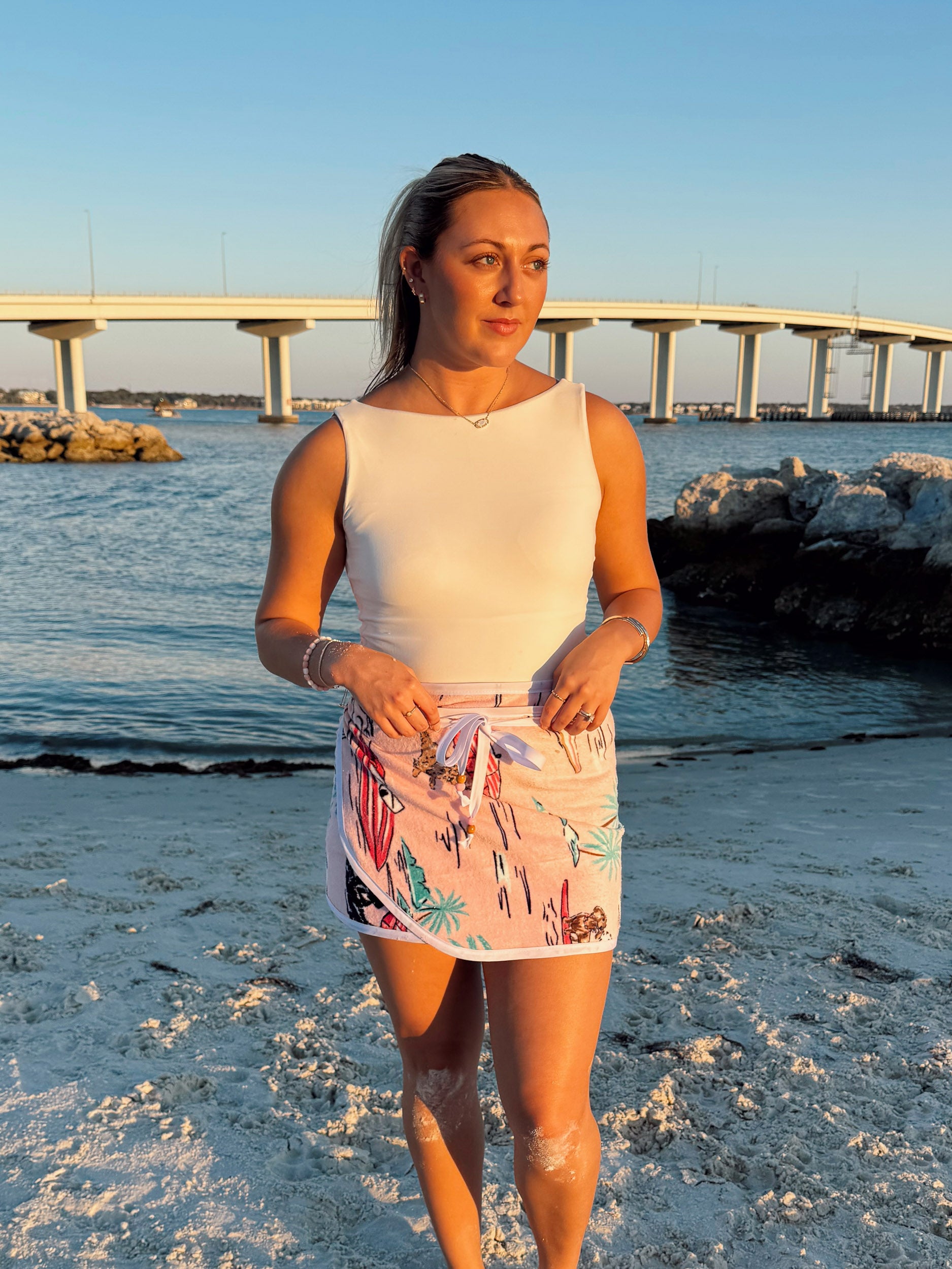 Cabana Towel Wrap Skirt