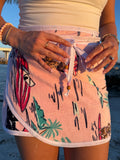 Cabana Towel Wrap Skirt