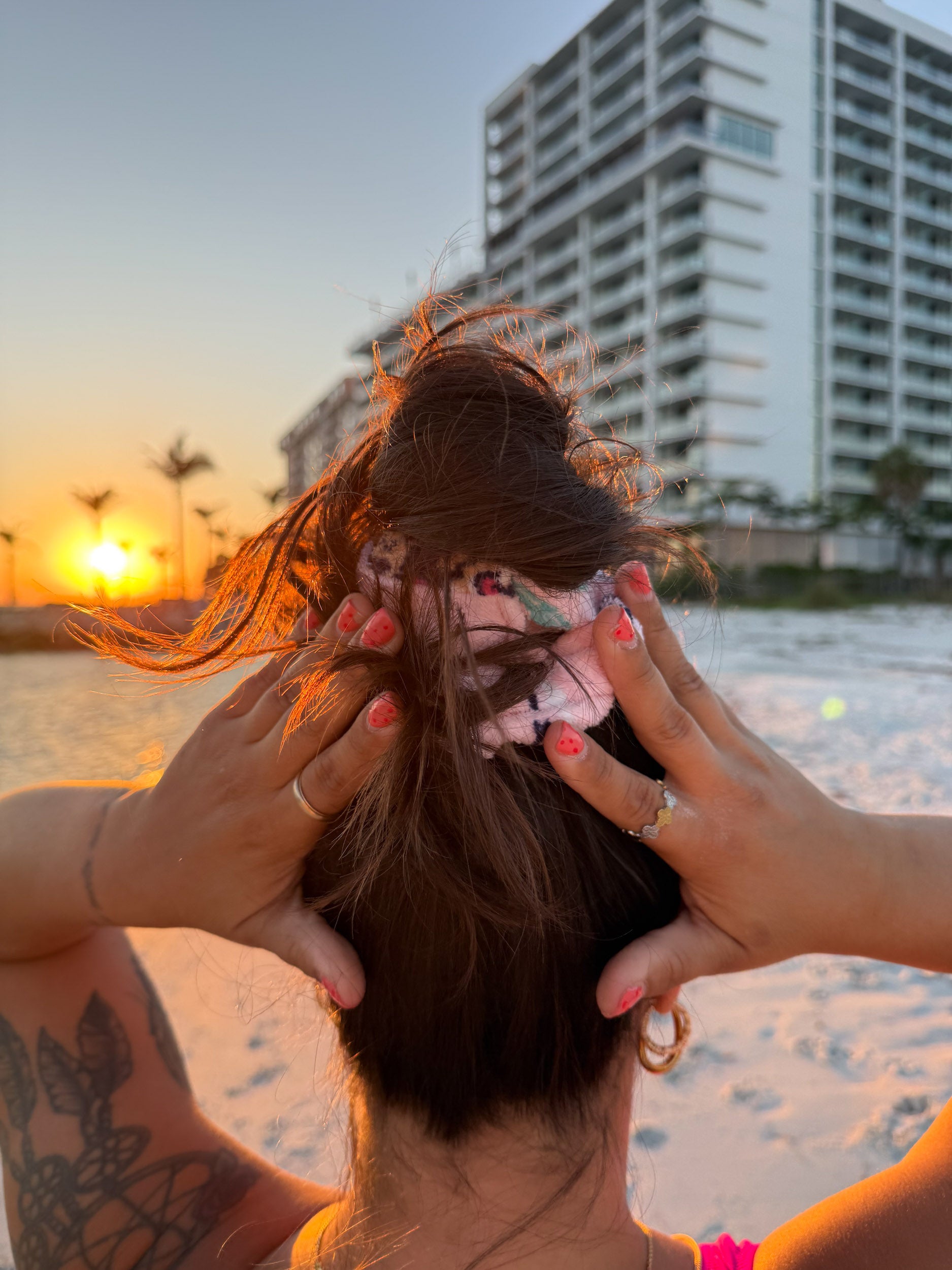 Cabana Towel Scrunchie