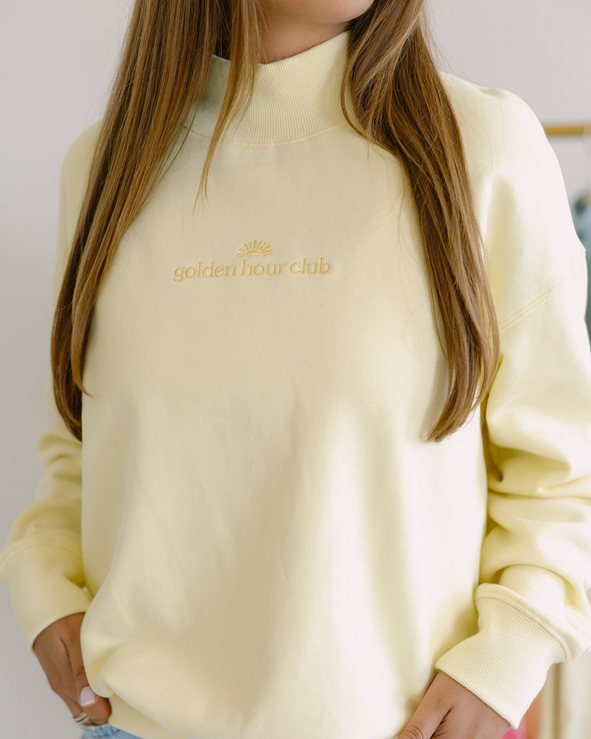 golden hour club mockneck