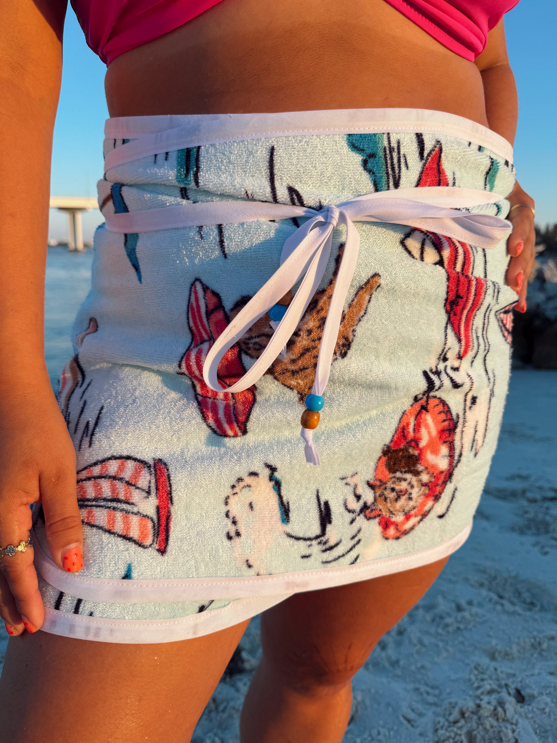 Cabana Towel Wrap Skirt