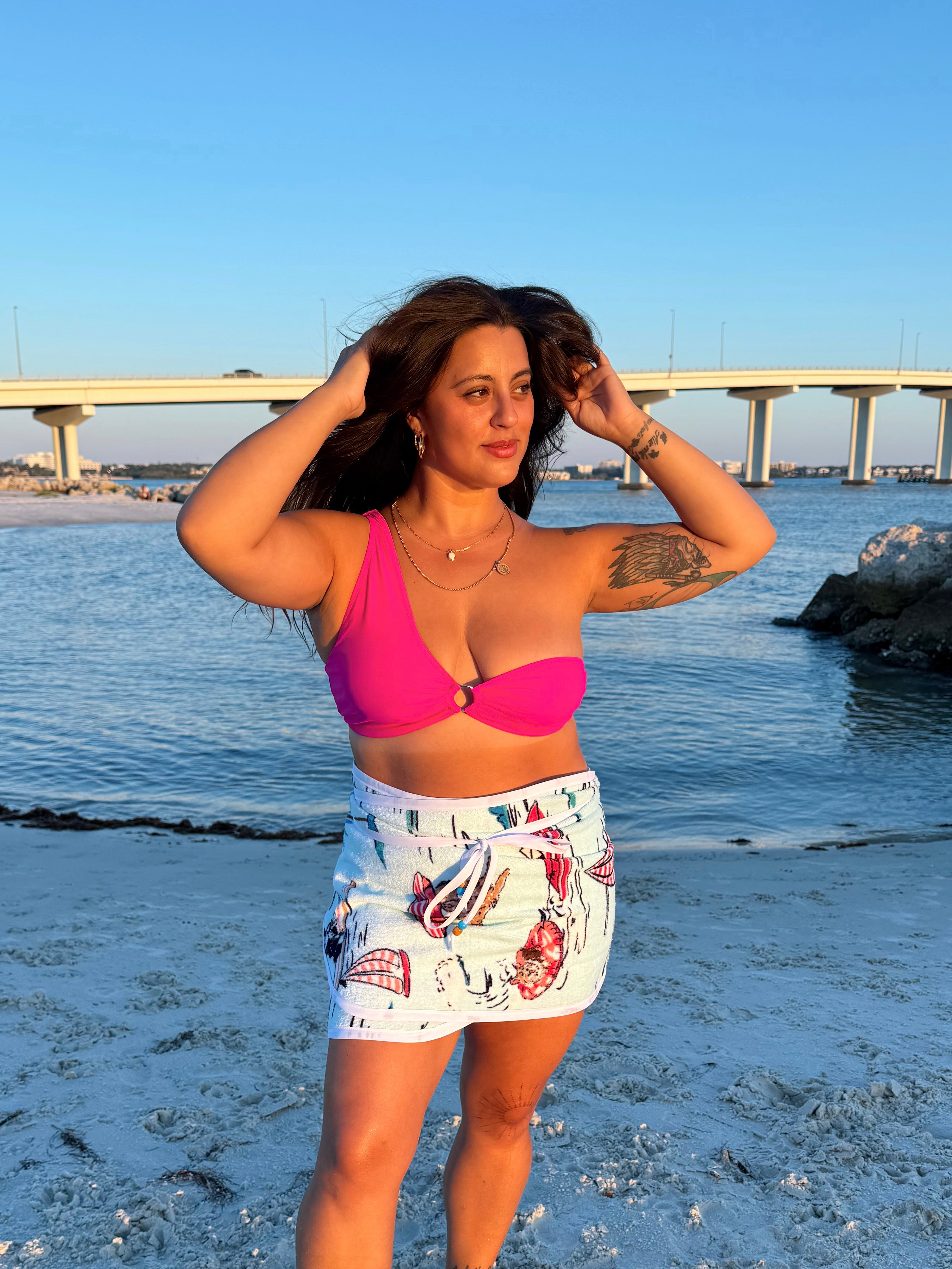 Cabana Towel Wrap Skirt